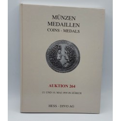 HESS-DIVO MUNZEN MEDAILLEN COINS MEDALS AUCTION 264  - 1995